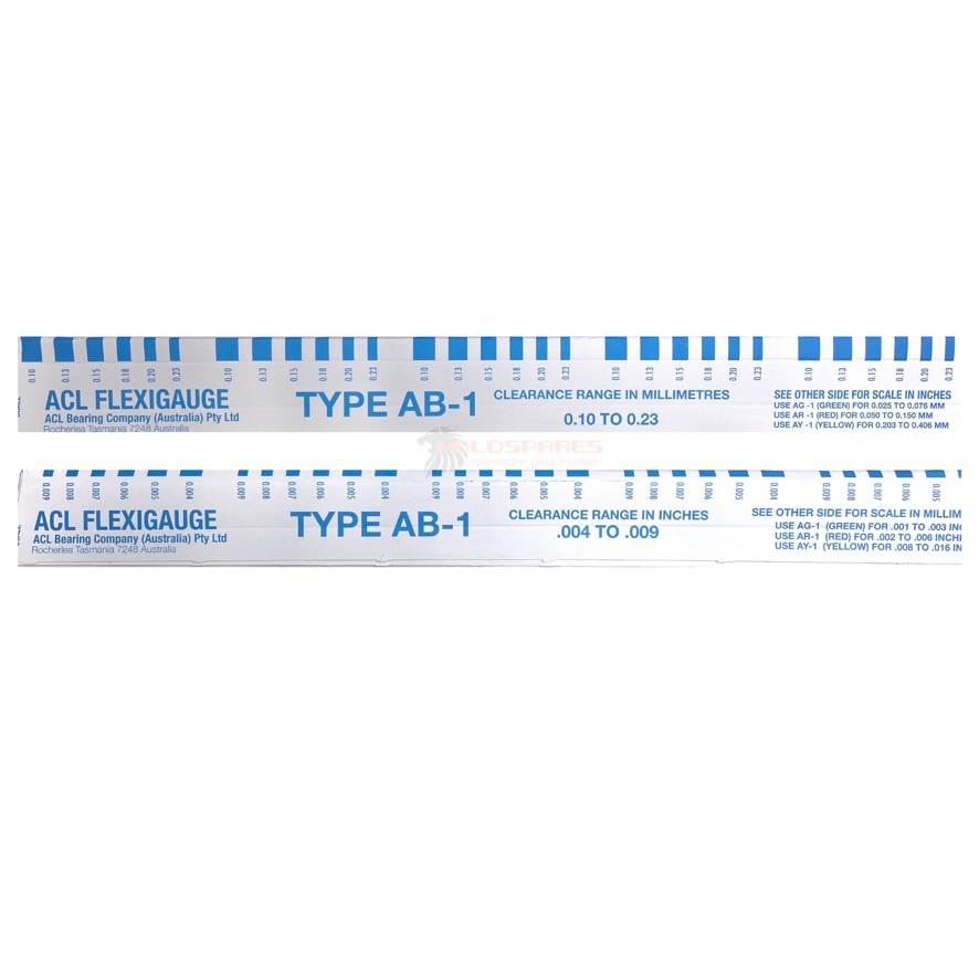 ACL FLEXIGAUGE/ PLASTIGAUGE AG-1 .001”-.003” (0.025mm-0.076mm) MEASUREMENT  – Eshop – Enginetech.gr