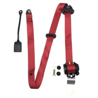 HOLDEN COMMODORE VB VC VH VK LEFT FRONT RED SAFETY SEAT BELT NEW SEDAN WAGON CALAIS BERLINA
