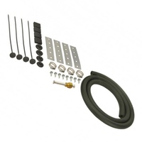 DERALE UNIVERSAL HD AUTO TRANSMISSION COOLER MOUNTING KIT 11/32" 