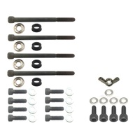 HOLDEN EFI 304 V8 ROCKER COVER AND ENGINE COVER BLACK SOCKET HEAD BOLT SET AND SEALS VN VG VP VQ VR VS VTS1