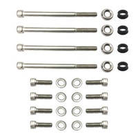 HOLDEN EFI 304 V8  ROCKER COVER STAINLESS STEEL SOCKET HEAD BOLT SET AND SEALS VN VG VP VQ VR VS VTS1