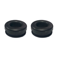 CHROME AFTERMARKET VALVE COVER GROMMET KIT FOR PVC 32MM HOLE X 3/4