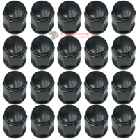 HOLDEN AND TORANA NEW BLACK TAPERED MAG WHEEL NUTS LC LJ LH LX UC HQ HJ HX HZ WB 
