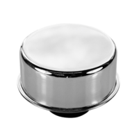 CHROME VALVE COVER OIL FILLER CAP BREATHER PUSH ON V8 AND SIX 25 MM NECK