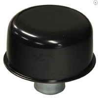 BLACK VALVE COVER OIL FILLER CAP BREATHER PUSH ON V8 AND SIX 25 MM NECK