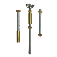 AIR CLEANER ADJUSTABLE STUD KIT 1/4 UNC 2-3/4" TO 9"