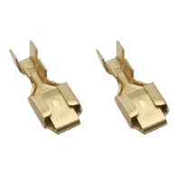 HOLDEN WIRING HARNESS FEMALE BRASS TERMINALS x 2 EH HD HR HK HT HG HQ HJ HX HZ WB LC LJ LH LX UC