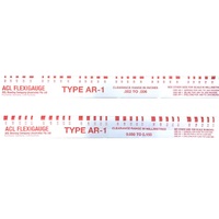 ACL BEARING PLASTIGAUGE FLEXIGAUGE .002-.006 .050-1.5MM CLEARANCE CHECKER AR-1 RED X 2