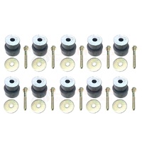 HOLDEN HQ HJ HX HZ WB CHASSIS TO BODY MOUNT AND BOLT KIT X 10