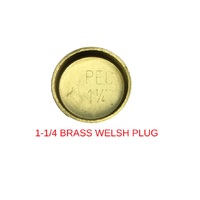 BRASS CUP ENGINE BLOCK - HEAD WELSH PLUG 1-1/4 X 1