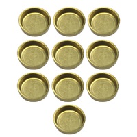 BRASS CUP ENGINE BLOCK - HEAD WELSH PLUGS 1-1/8 X 10