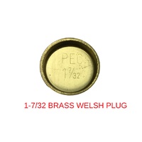 BRASS CUP ENGINE BLOCK - HEAD WELSH PLUG 1-7/32 X 1