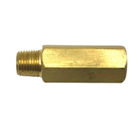 CHEVROLET V8 OIL PRESSURE SENDER UNIT BRASS EXTENSION FITTING
