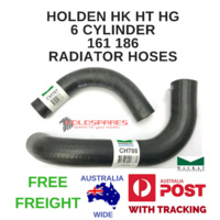 HOLDEN HK HT HG 6 CYLINDER RADIATOR HOSES 161 186