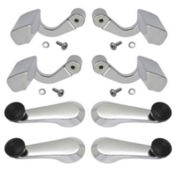 HOLDEN HQ HJ HX HZ NEW INNER DOOR HANDLE AND WINDER HANDLE SET 4 DOOR