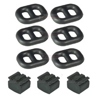HOLDEN COMMODORE V8 TWIN EXHAUST MOUNT RUBBER KIT VB VC VH VK 