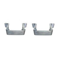TORANA HOLDEN REAR EXHAUST MOUNT SADDLES FOR BLOCK RUBBER LH LX AND UC