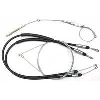 HOLDEN HX HZ WB ONE TONNER TO WILLWOOD DISC BRAKE REAR HAND BRAKE CABLE SET