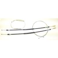 HOLDEN HX HZ WB ONE TONNER TO COMMODORE DISC BRAKE REAR HAND BRAKE CABLE SET
