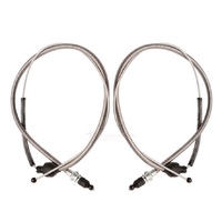 HOLDEN TORANA LH LX NEW REAR HANDBRAKE CABLE SET SEDAN AND HATCHBACK DRUM REAR