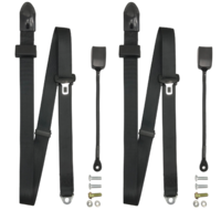 HOLDEN HQ SEDAN WAGON  REPLACEMENT SEAT BELTS WITH 400 MM STALK SUIT BUCKET SEATS