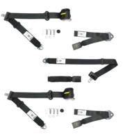 WB HOLDEN UTE VAN TONNER NEW BENCH SEAT BELT SET WITH RETRACTABLES AND LAP SASH