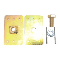 SEAT BELT BRACKET REINFORCING PLATE FITTING KIT 7/16 UNF