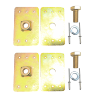 SEAT BELT BRACKET REINFORCING PLATE FITTING KITS  7/16 UNF 