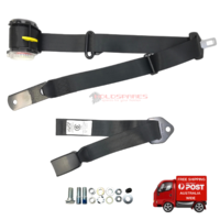 HOLDEN HJ HX HZ RECTRACTABLE SAFETY SEAT BELT LAP SASH 1/2 UNC BOLT KIT TORANA LH LX UC