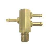 HOLDEN COMMODORE NEW BRASS INLET MANIFOLD VACUUM FITTING 3 PORT V8 - 6 WB VB VC VH VK VL