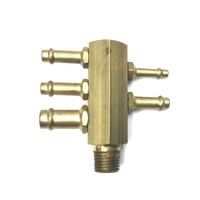 HOLDEN COMMODORE NEW BRASS INLET MANIFOLD VACUUM FITTING 5 PORT V8 - 6 WB VB VC VH VK VL