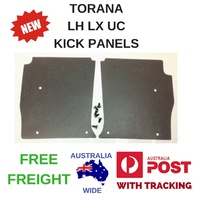 TORANA BLACK INTERIOR KICK PANELS LH LX UC SL SLR SS A9X SUNBIRD PLUS 4