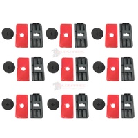 AUNGER REAR WINDOW LOUVRE FITTING KIT 9 PIECE