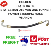  HOLDEN HQ HJ HX HZ NEW POWER STEERING HIGH PRESSURE HOSE V8 AND 6 CYLINDER