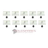 HOLDEN HZ AND WB BODY PROTECTOR MOULDING RAZOR CLIPS SET OF 10 (20 PIECES)