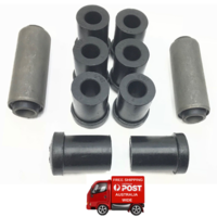 HOLDEN UTE VAN TONNER REAR SPRING SHACKLE AND EYE BUSH KIT HQ HJ HX HZ WB