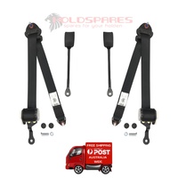 HOLDEN COMMODORE VL FRONT SEAT SEATBELT SET SEDAN WAGON HDT