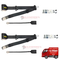 HOLDEN TORANA LH LX UC FRONT INERTIA RECTRACTABLE SEATBELT SET SEDAN COUPE