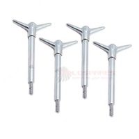 CHROME VALVE TAPPET ROCKER COVER HOLD DOWN Y BOLT SET OF 4