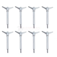 CHROME VALVE TAPPET ROCKER COVER HOLD DOWN Y BOLT SET OF 8