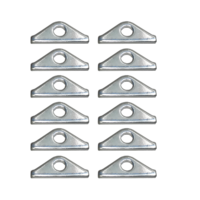 HOLDEN 253 308 CHROME TAPPET ROCKER COVER HOLD DOWN TAB SET