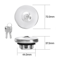 HOLDEN HK HT HG STAINLESS STEEL FUEL FILLER TANK LOCKING CAP