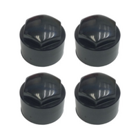 HOLDEN COMMODORE VE VF NEW BLACK LOCK NUT COVER SET