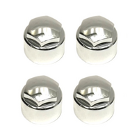 HOLDEN COMMODORE VE VF NEW CHROME LOCK NUT COVER SET 