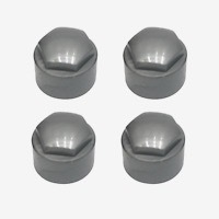 HOLDEN COMMODORE VE VF NEW SILVER LOCK NUT COVER SET