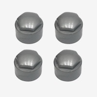 HOLDEN COMMODORE VE VF NEW SILVER LOCK NUT COVER SET