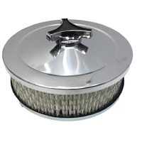 CHROME AIR CLEANER FILTER ASSEMBLY 6 3/8 X 2 2-5/16 HOLDEN STROMBERG