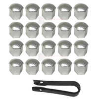 HOLDEN COMMODORE VT VX VY VZ CHROME REPLACEMENT WHEEL NUT CAPS