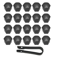 HOLDEN COMMODORE VT VX VY VZ GREY REPLACEMENT WHEEL NUT CAPS