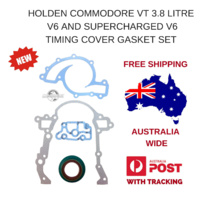HOLDEN COMMODORE VT 3.8 LITRE  V6 AND SUPERCHARGED V6 TIMING COVER GASKET SET